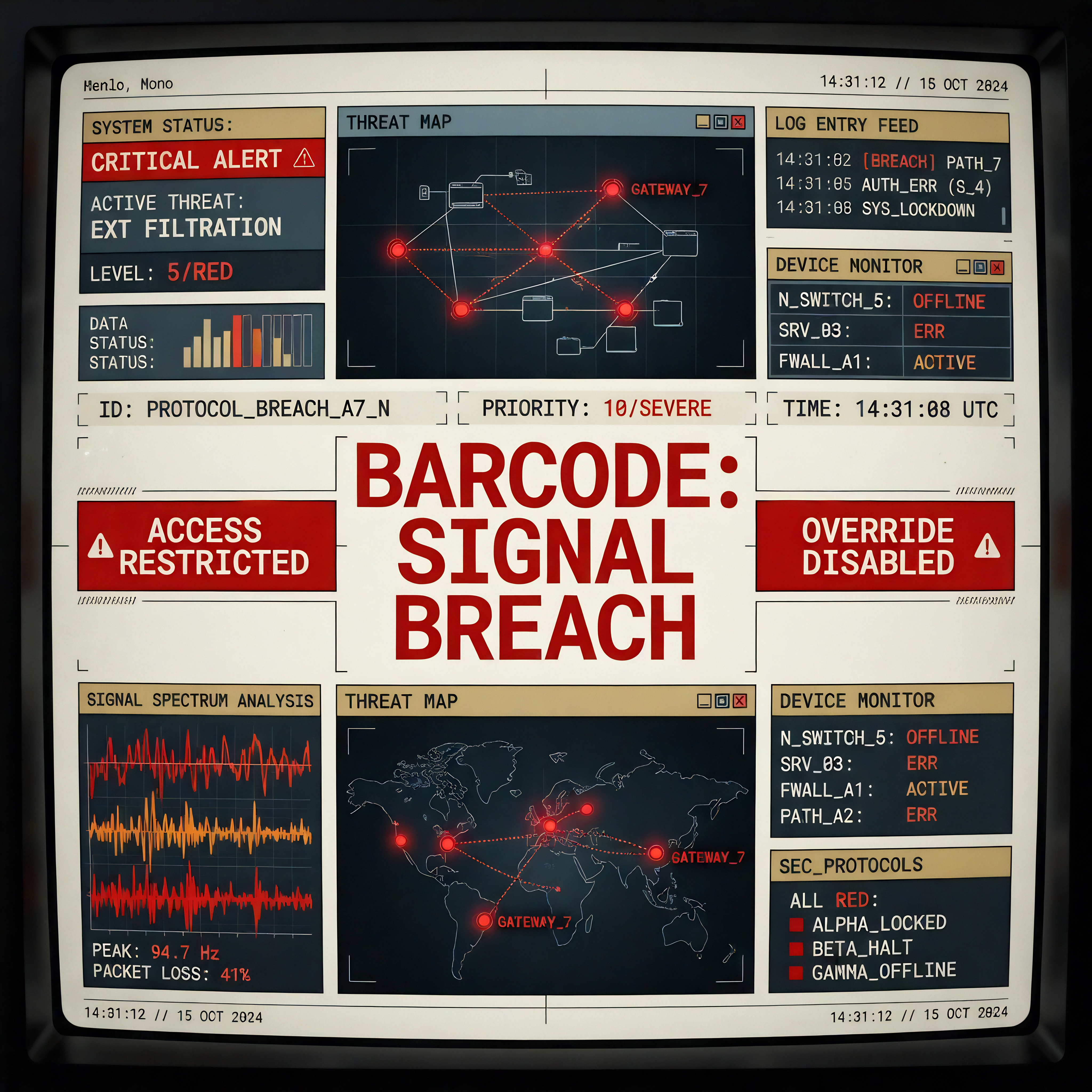 BARCODE: Signal Breach cover artwork
